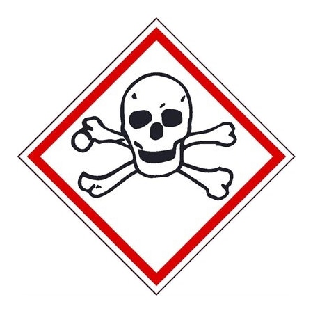 Toxic Ghs Label, Material: Pressure Sensitive Paper